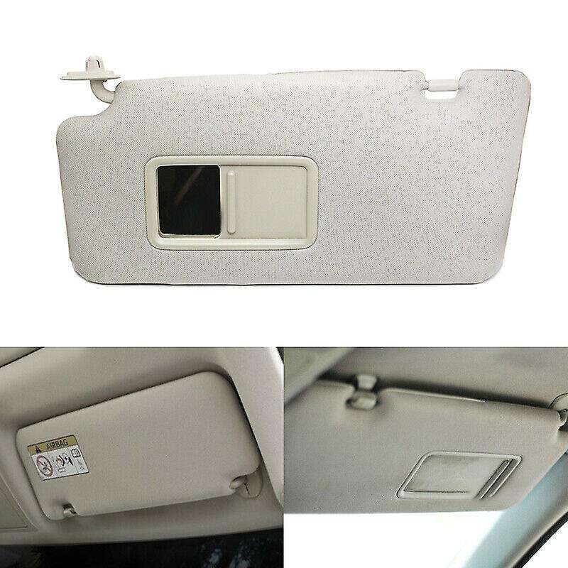 Car Interior Sun Visor LEFT Front Windscreen Sun Shade with Mirror Kit for Tiida 2005 - 2010