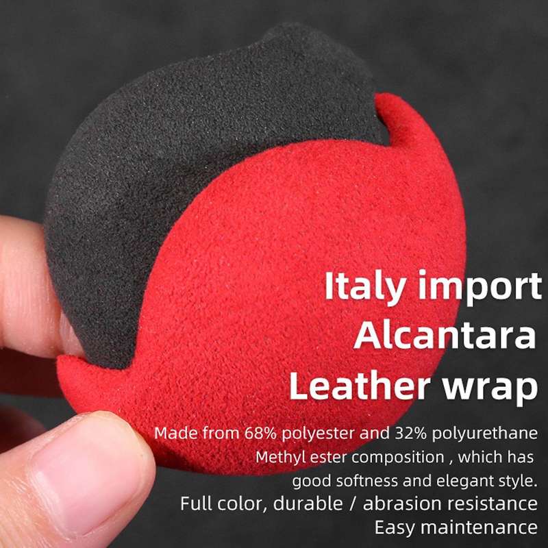 Car Interior suede Wrap Gear Shift Knob Cover for 2015-2020 Accessories Red