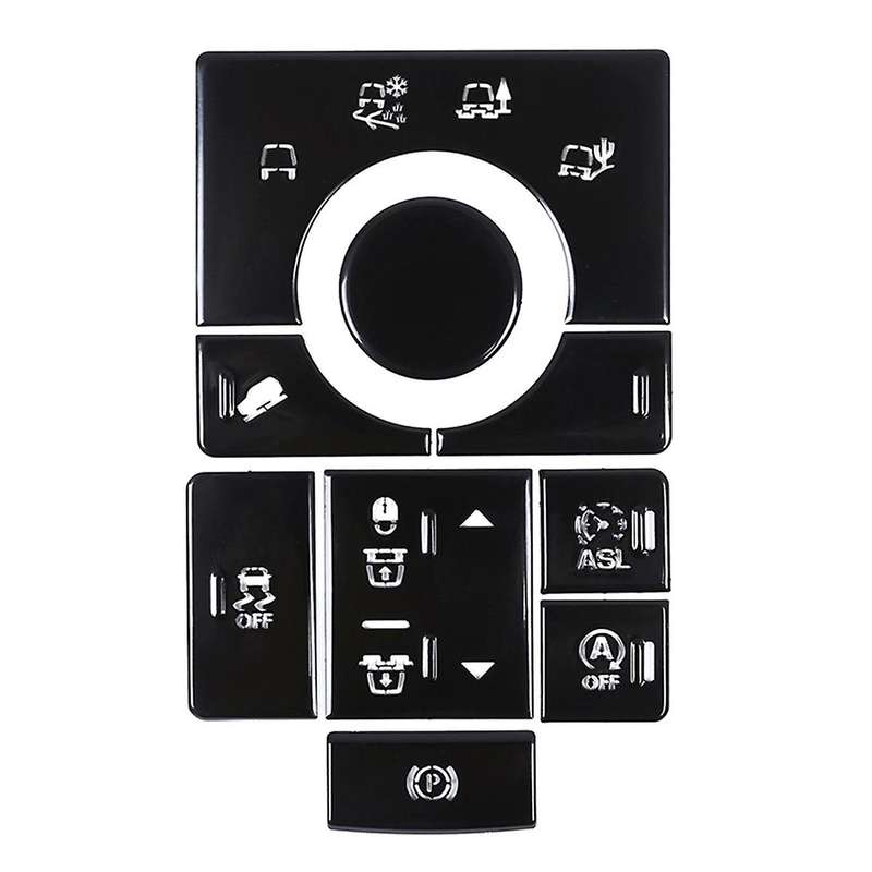 Car Interior Trim Center Console Terrain Mode Adjustment Button Sticker for Sport 2014-2016