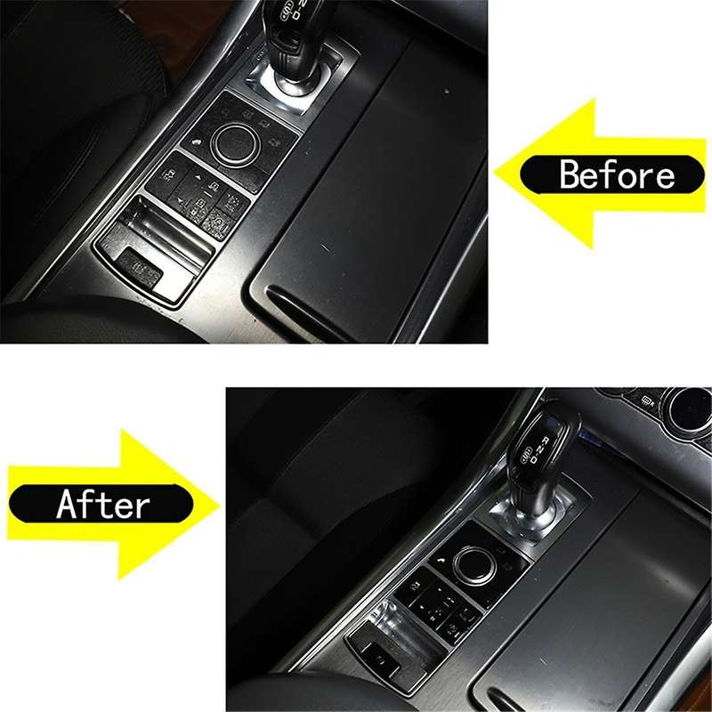 Car Interior Trim Center Console Terrain Mode Adjustment Button Sticker for Sport 2014-2016
