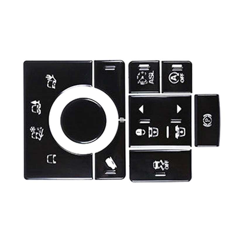 Car Interior Trim Center Console Terrain Mode Adjustment Button Sticker for Range Sport 2014-2016