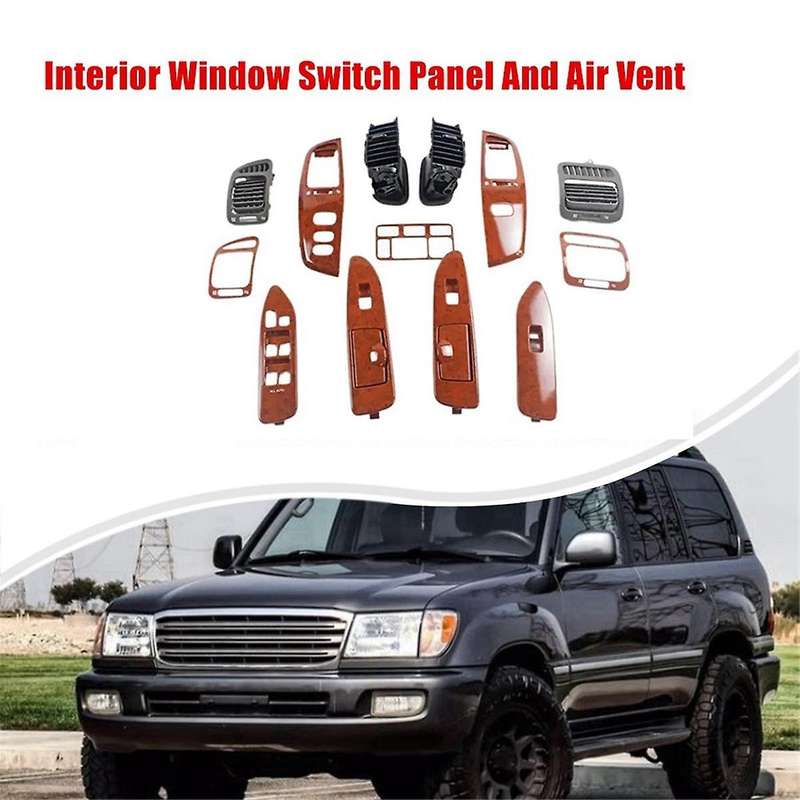 Car Interior Window Switch Panel Dashboard Air Vents for Land Cruiser 100 Fj100 1997-2007