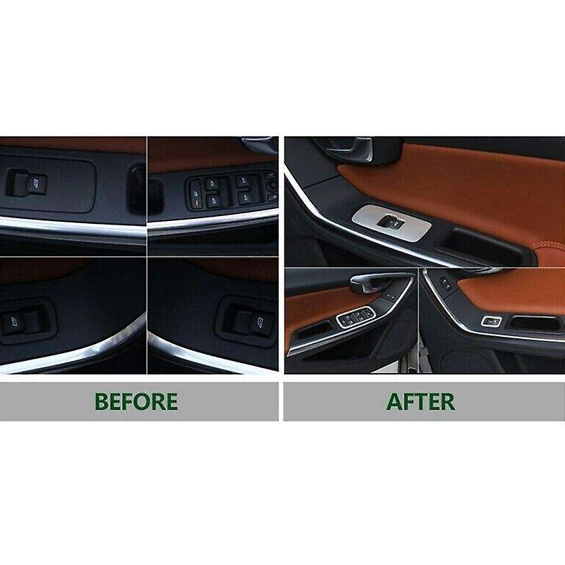 Car Interior Window Lifter Switch Button Cover Trim Sticker for S60L XC60 S60 2012-2017