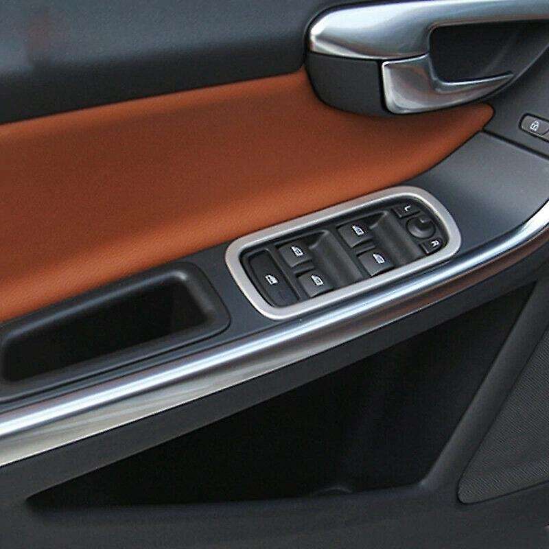 Car Interior Window Lifter Switch Button Cover Trim Sticker for S60L XC60 S60 2012-2017