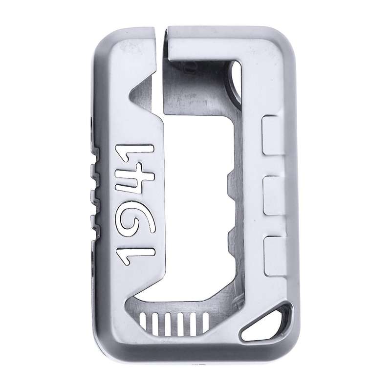 Car Key Case Aluminum Alloy Key Protection Cover for Wrangler JL 2018 2019 2020 Silver Red