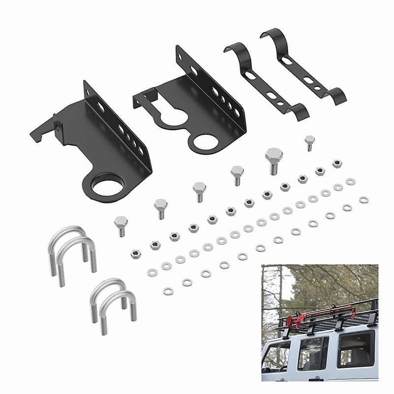 Car Jack Mounting Bracket Roof Rack Fixed Shovel Bracket Roof Cargo Rack Suitable for Off-Road Vehic