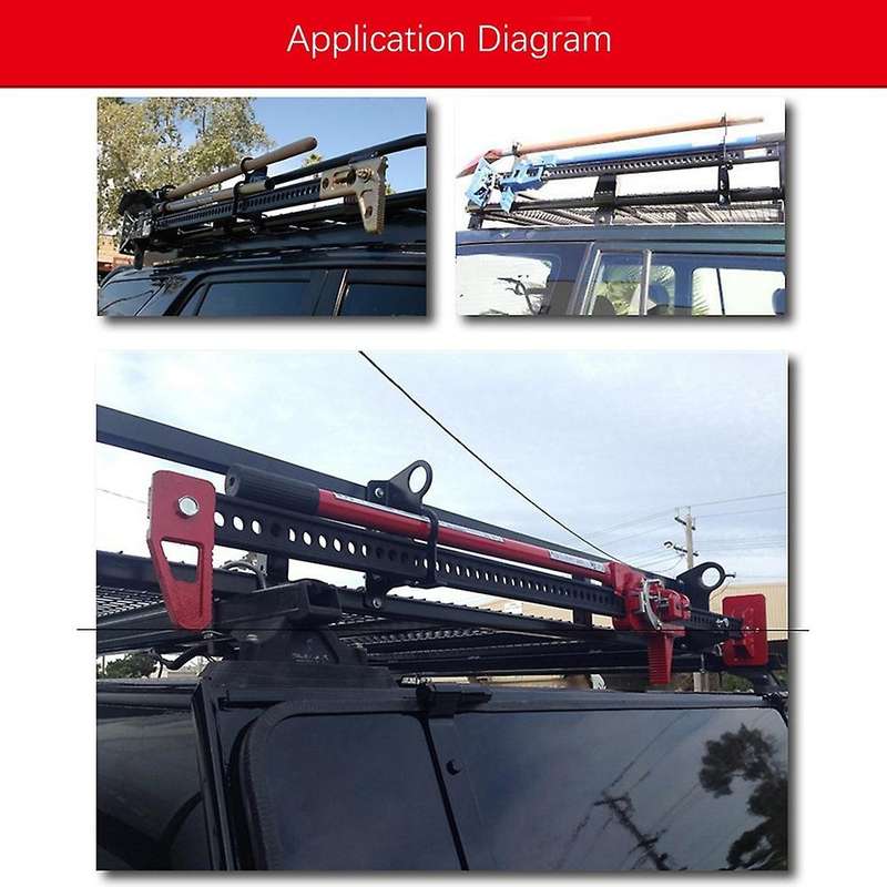 Car Jack Mounting Bracket Roof Rack Fixed Shovel Bracket Roof Cargo Rack Suitable for Off-Road Vehic