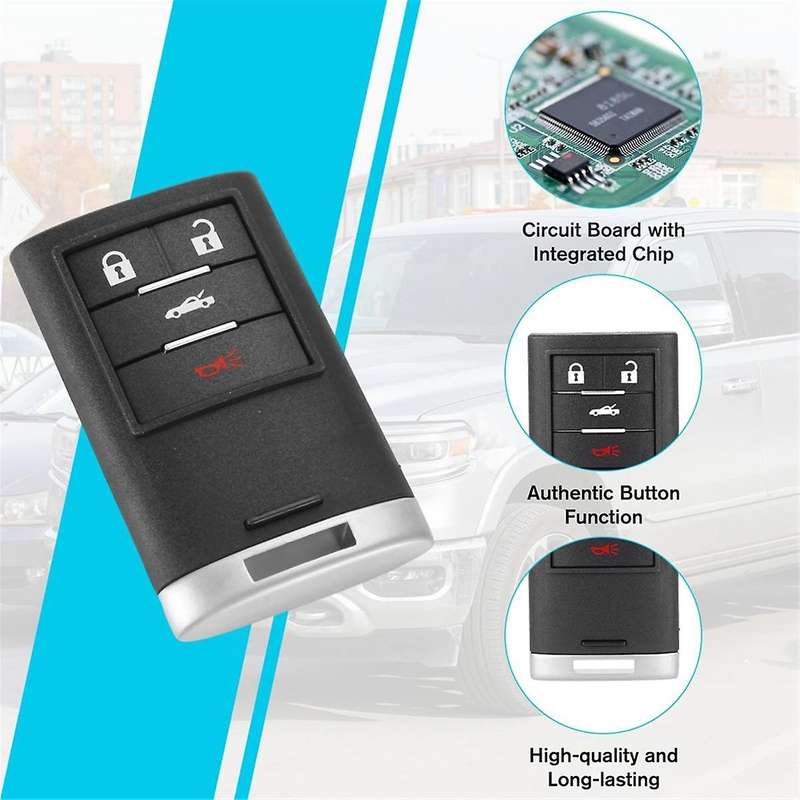 Car Key Fob Keyless Entry Remote 315MHz M3N5WY7777A for 2008-2013 4 Buttons