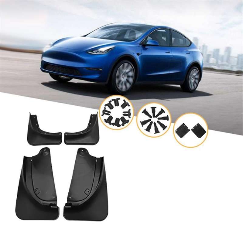 Car Large Mudguards for MODEL Y 2021-2023 Mud Guard Flap Splash Flaps Mud Flaps Accessories