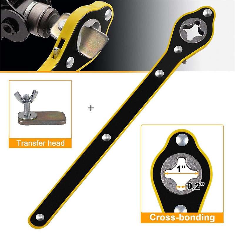 Car Labor-Saving Jack Garage Tire Wheel Lug Wrench Handle Labor-Saving Wrench Car Repair Tools