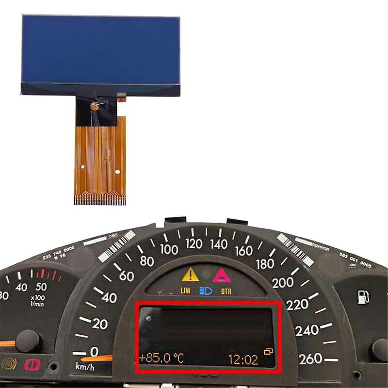 Car LCD Display Screen for W203 C Class C200 C230 C240 C260 C320 2000-2007 Instrument Cluster Pixel