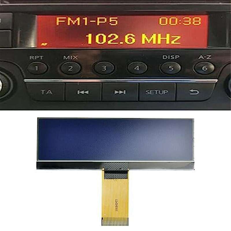 Car Lcd Display,stereo Radio Player Display, Radio Replacement Lcd Screen for ,juke, Micra, Navara,