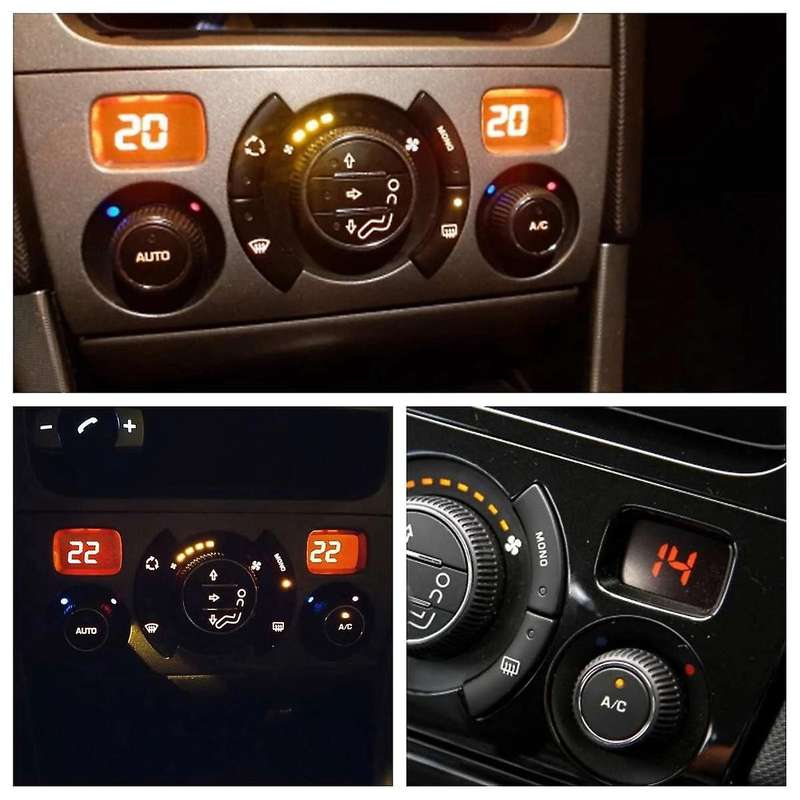 Car Lcd Panel Module Display Monitors Pixel Repair Conditioning Information Screen for 308CC 408