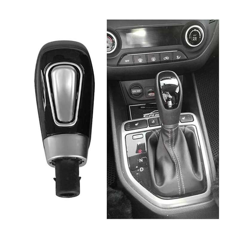 Car Leather Automatic Shifting At Shifting Gear Shift Knob Head Shift Knob Button for Creta Ix25 15