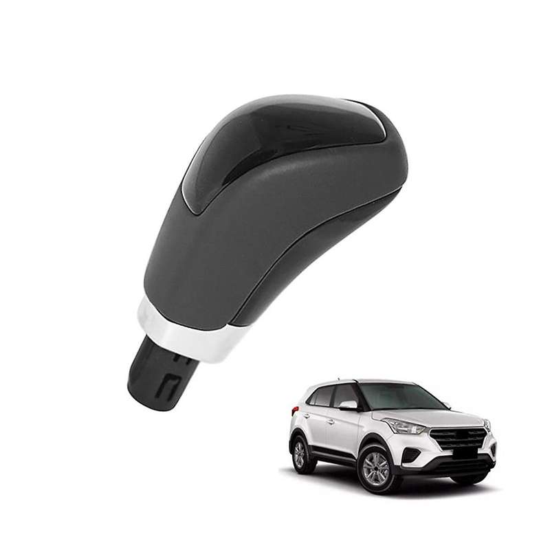 Car Leather Automatic Shifting At Shifting Gear Shift Knob Head Shift Knob Button for Creta Ix25 15
