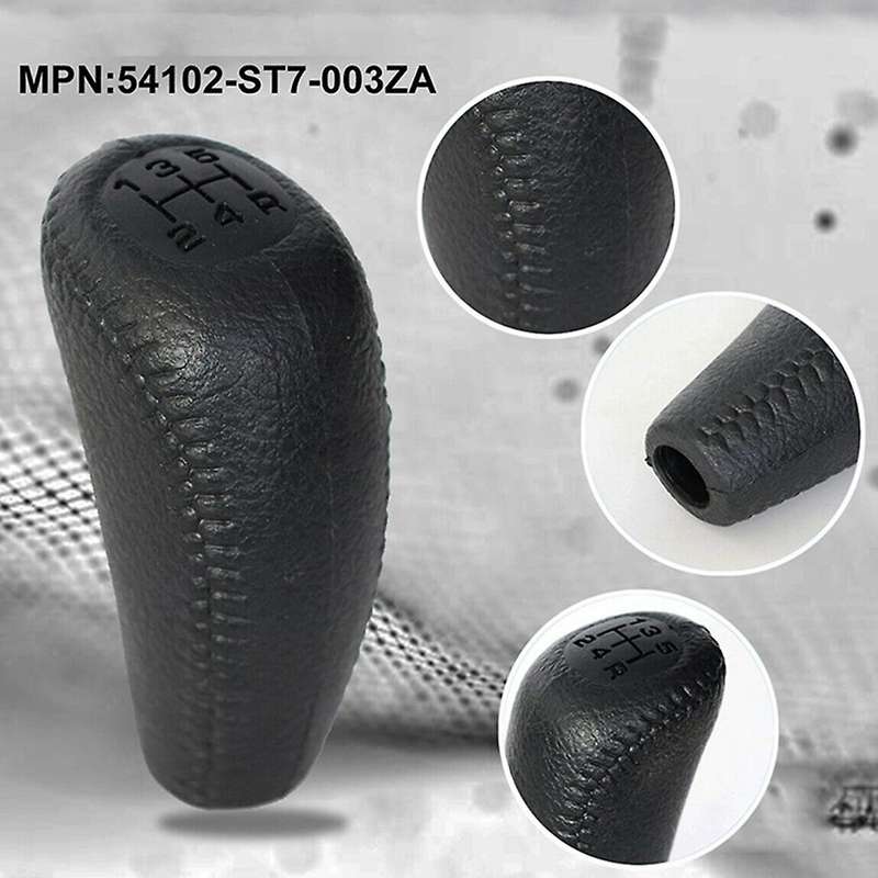 Car Leather Speed Shift Knob for 94-01 54102-ST7-003ZA Balck
