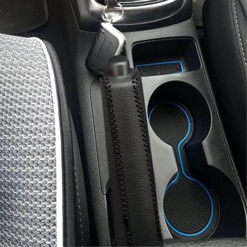 Car Leather Handbrake Cover Shift Lever Cover for K2 2011 2012 2013 2014 2015 2016 A