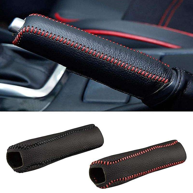Car Leather Handbrake Cover Shift Lever Cover for K2 2011 2012 2013 2014 2015 2016 A