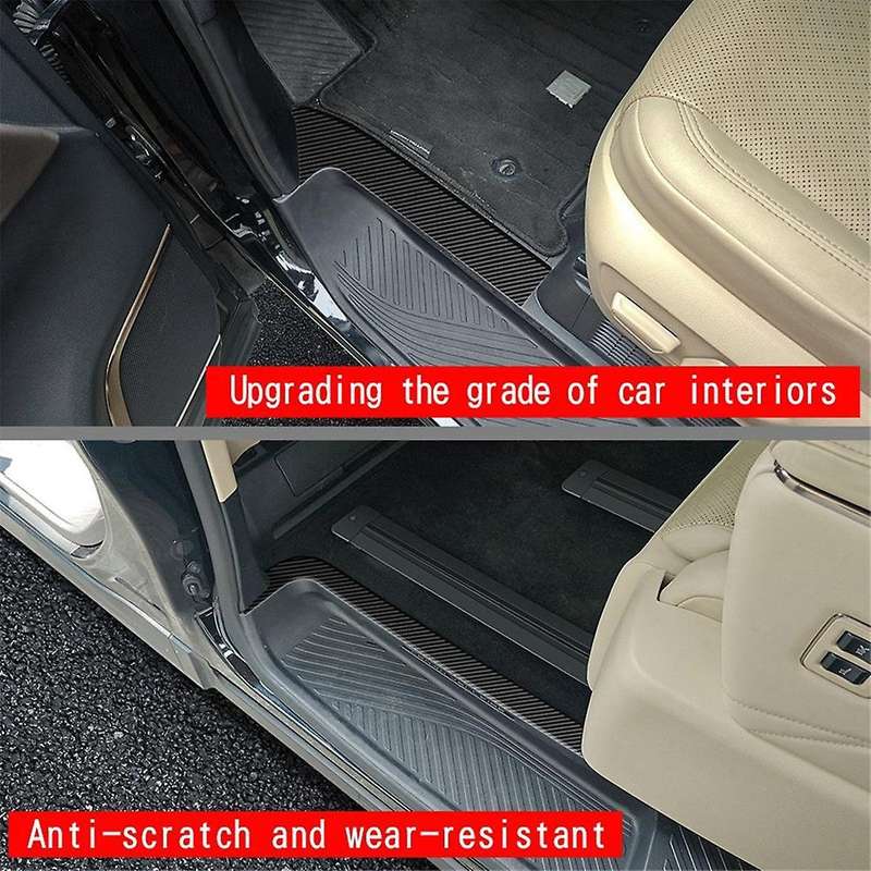 Car Leather Upper Sill Strips Trim Sticker for ALPHARD/VELLFIRE 40 Series 2023+ Sill Strip Car Door