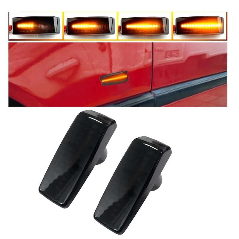 Car LED Blinker Indicator Turn Signal Side Marker Light for - W202 W140 W124 1248200421 35263155 PZ6