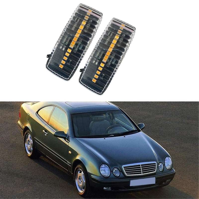 Car LED Blinker Indicator Turn Signal Side Marker Light for - W202 W140 W124 1248200421 35263155 PZ6