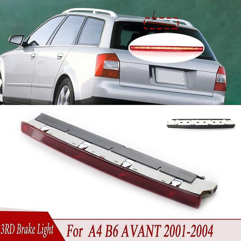Car LED Brake Light 3RD High-Position Auto Stop Lamp Red Lens Tail Light 8E9945097 for A4 B6 Avant
