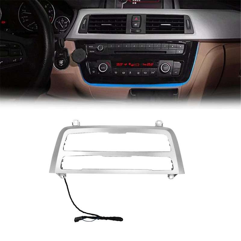 Car LED Dashboard Center Console A/C Radio Panel Light Dual Color Atmosphere Lamp for F30 F31 F34 F3