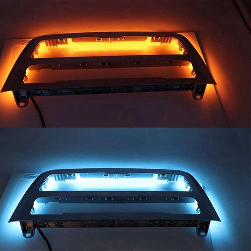 Car LED Dashboard Center Console A/C Radio Panel Light Dual Color Atmosphere Lamp for F30 F31 F34 F3