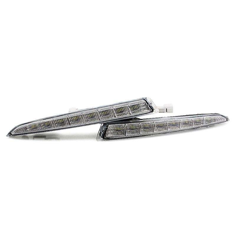 Car Led Daytime Running Light Drl Daylight Led Car for Kuga Escape 2012-2015 with Fog Lamp(White)