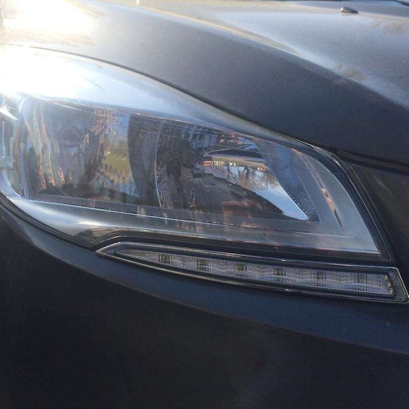 Car Led Daytime Running Light Drl Daylight Led Car for Kuga Escape 2012-2015 with Fog Lamp(White)