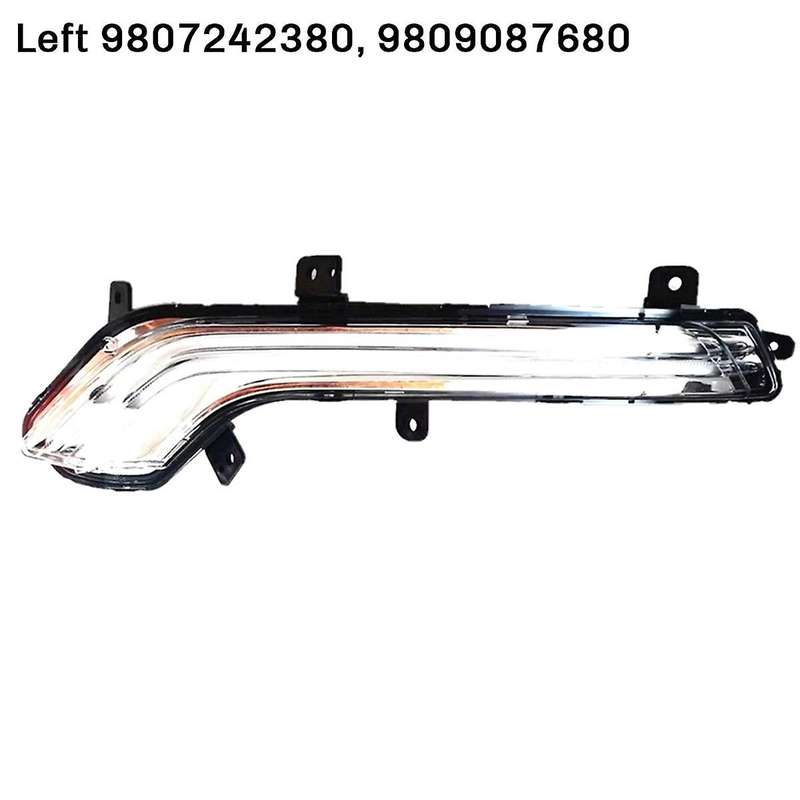 Car LED Daylight Headlight Daytime Running Lamp Assembly for 508 2010-2018 Left 9807242380, 98090876