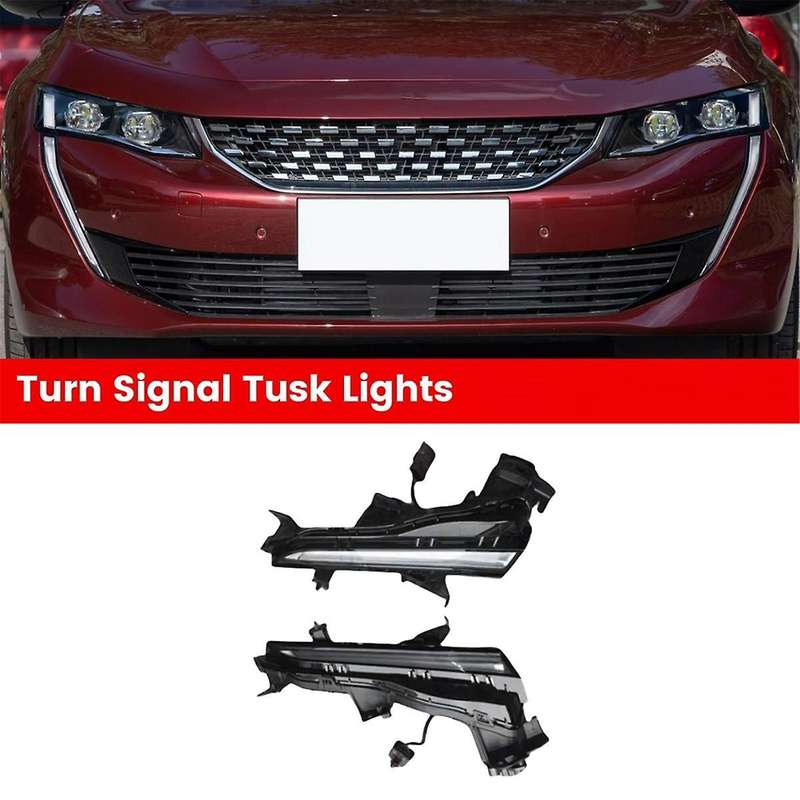 Car Led Daytime Running Lights Turn Signal Lights for 508l Right Yl01282680