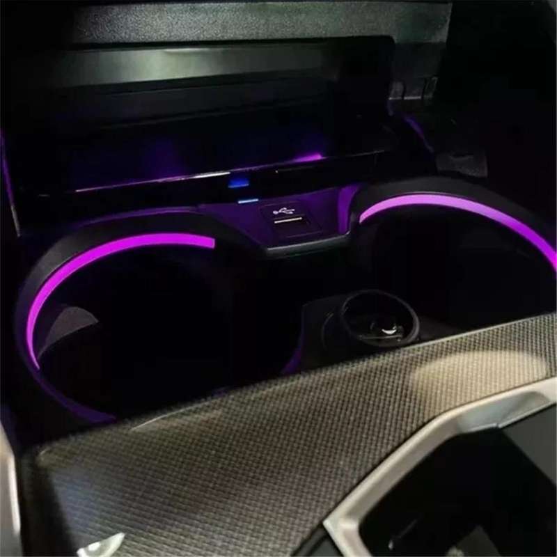 Car LED Drinking Cup Holder Water Bottle Holder for G20 G22 G80 G82 2/3/4 Series Decorative Ambient