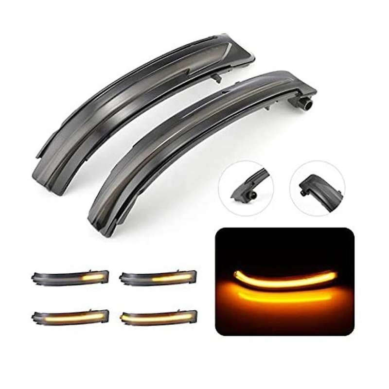 Car LED Dynamic Light Turn Signal Rearview Mirror Light for T32 J11 Z52 Navara Juke,Yellow