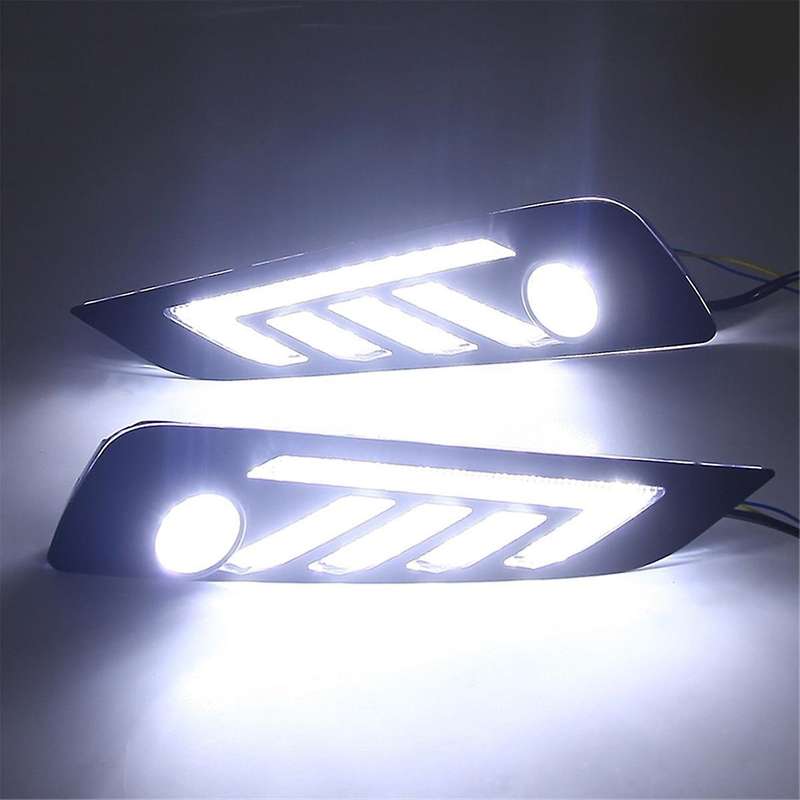 Car LED DRL Foglight for MG6 MG 6 2017-2019 Daytime Running Lights White Yellow Blue Running Turn Si