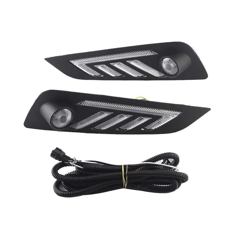 Car LED DRL Foglight for MG6 MG 6 2017-2019 Daytime Running Lights White Yellow Blue Running Turn Si