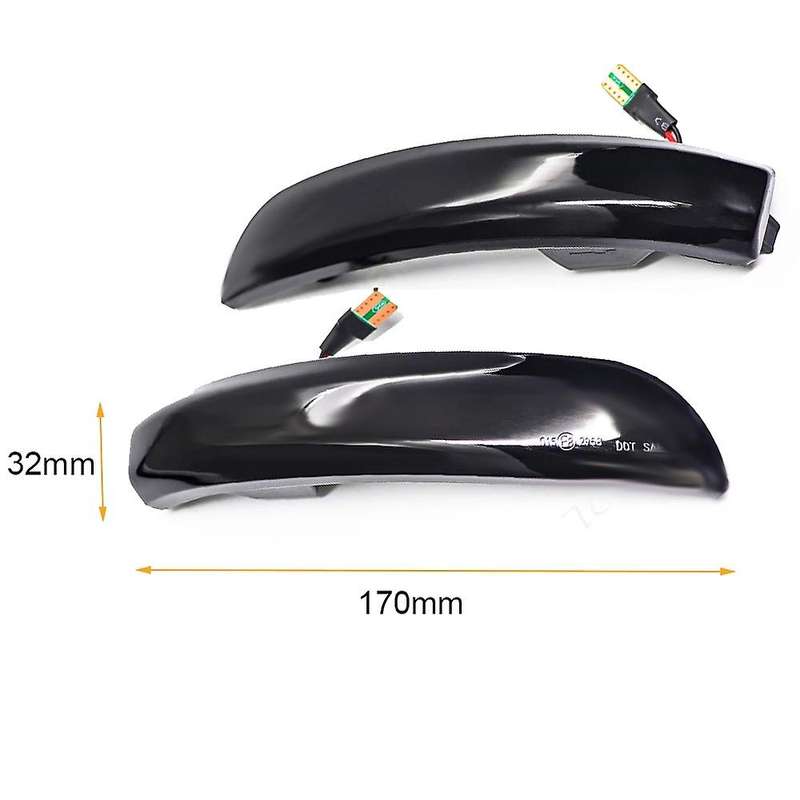 Car LED Dynamic Rearview Mirror Light Turn Signal Indicator for Escape Kuga II Eco Sport 2013 - 2019