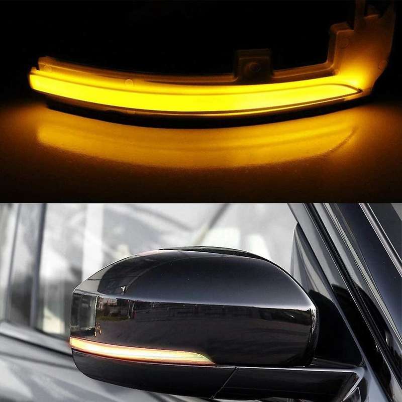 Car LED Dynamic Rearview Mirror Light Turn Signal Indicator for Sports Evoque LR4 2013-2018