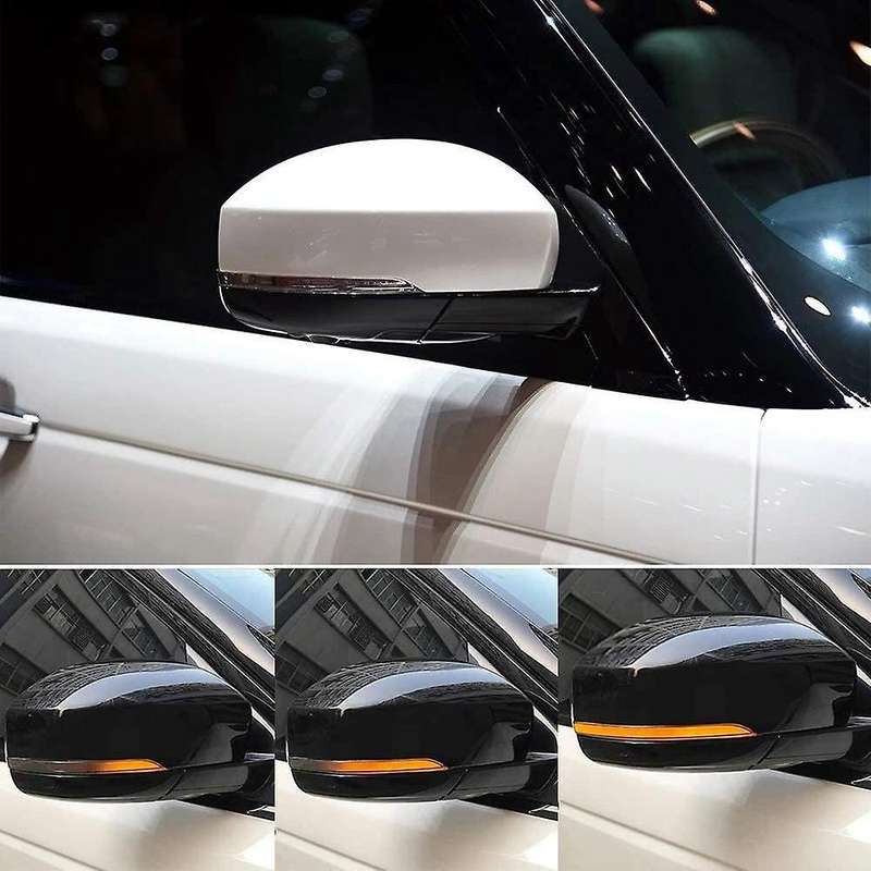 Car LED Dynamic Rearview Mirror Light Turn Signal Indicator for Sports Evoque LR4 2013-2018