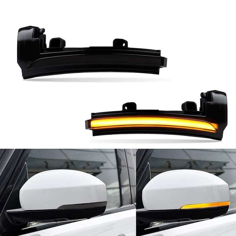 Car LED Dynamic Rearview Mirror Light Turn Signal Indicator for Sports Evoque LR4 2013-2018