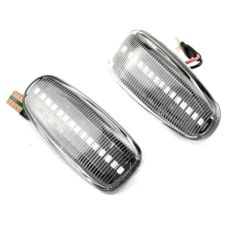 Car LED Dynamic Side Marker Signal Lamp Light Turn Lamp for - W210 W202 W208 R170 W638 White
