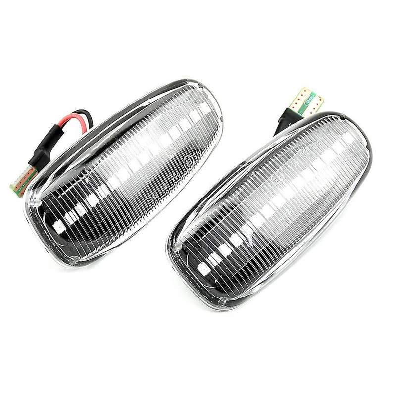 Car LED Dynamic Side Marker Signal Lamp Light Turn Lamp for - W210 W202 W208 R170 W638 White