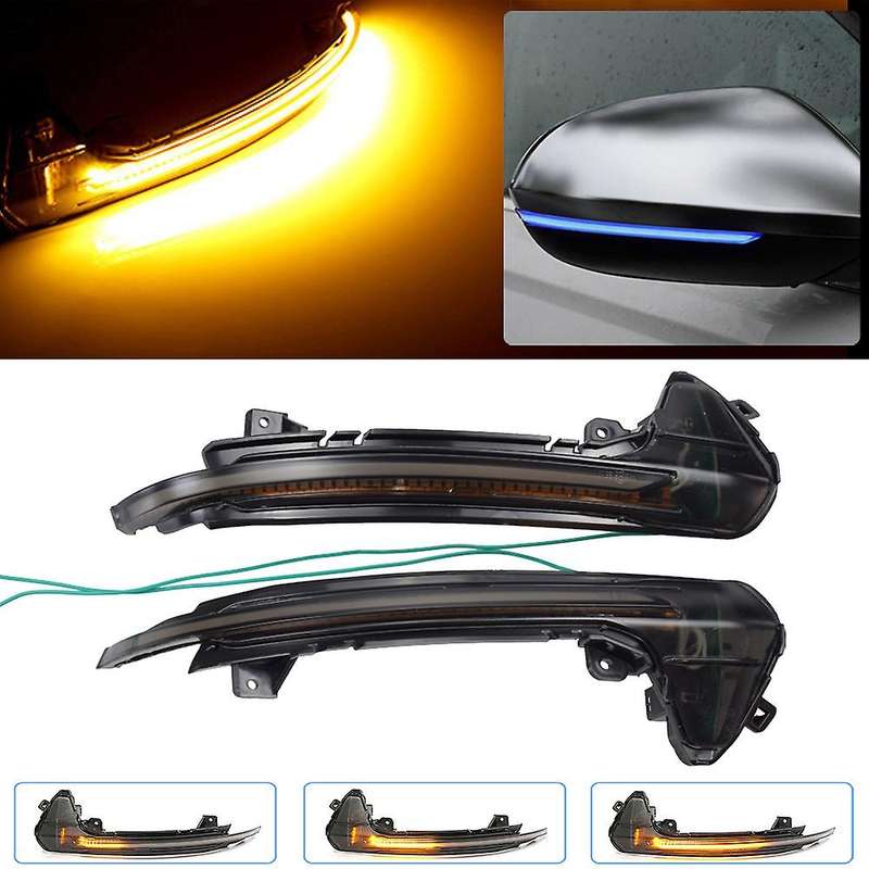 Car LED Dynamic Turn Signal Light Rear View Side Mirror Light Indicator for- A6 RS6 4G C7 7.5 2012-2