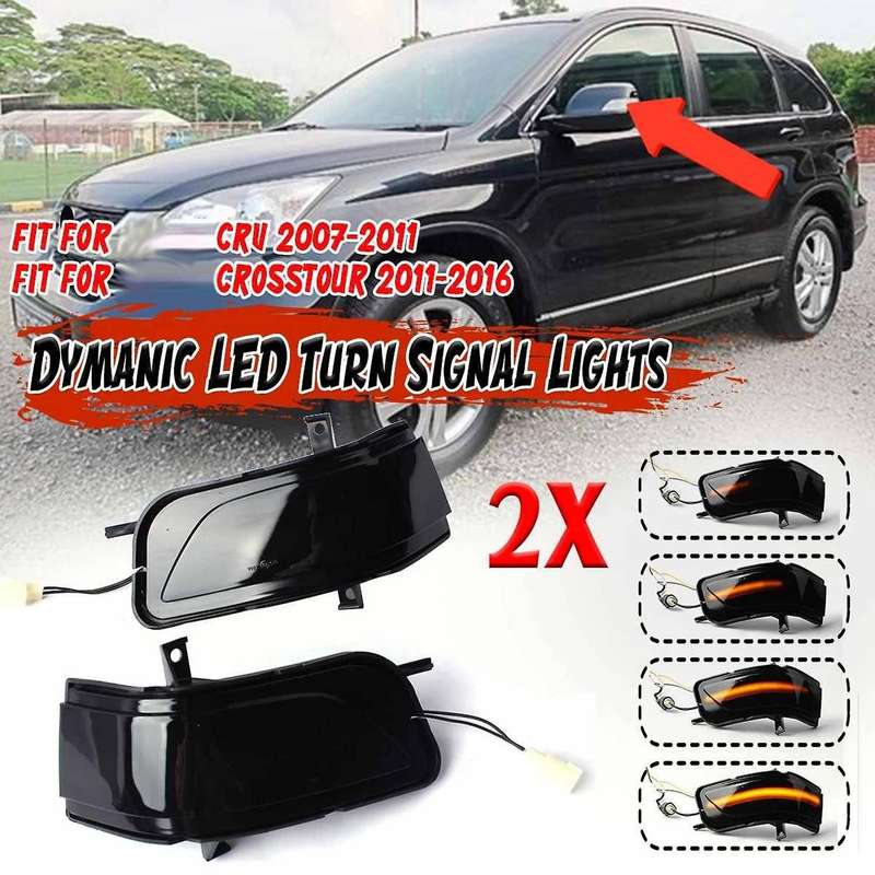 Car LED Dynamic Turn Signal Indicator Light Blinker Lamp for -V 2007-2011 2011-2016