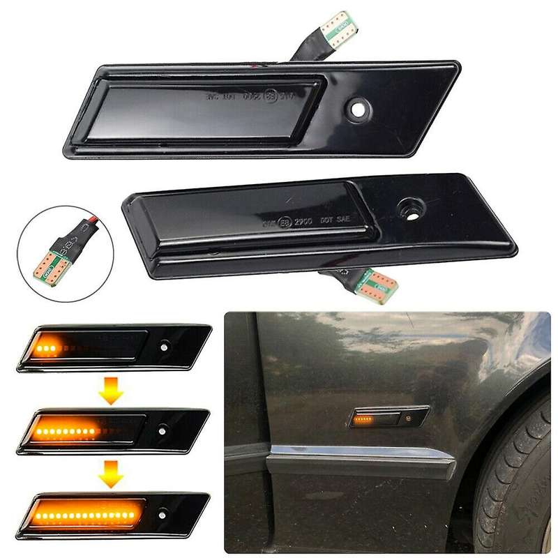 Car LED Dynamic Side Marker Turn Signal Light for  3 5 7 Series E32 E34 E36 90-96