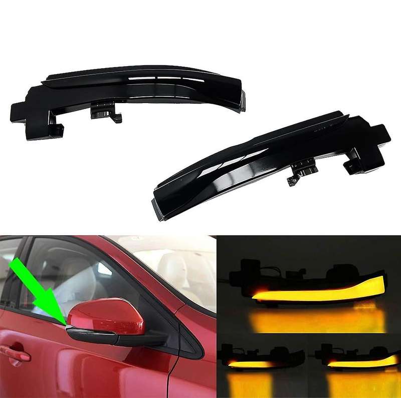 Car Led Dynamic Turn Signal Light Rearview Side Mirror Light for Volvo V40 Cc Ii V60 S60 2011-2018