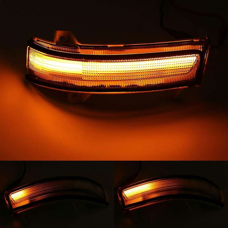 Car LED Dynamic Turn Signal Light Side Mirror Indicator for 9Th 2009-2015