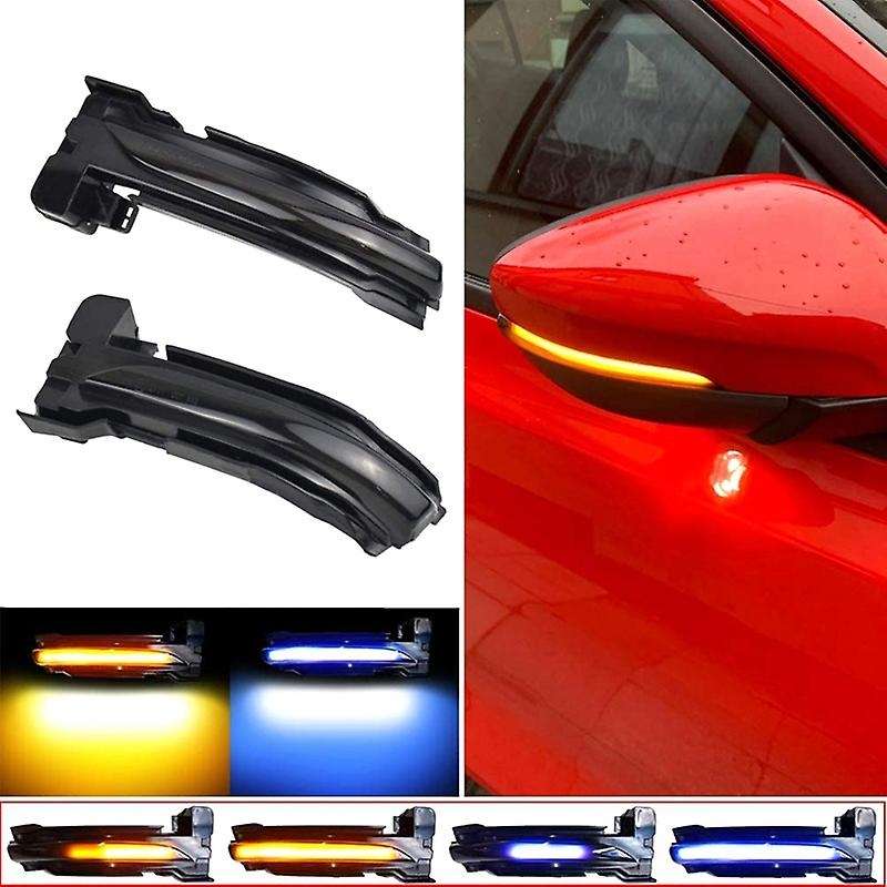 Car LED Dynamic Turn Signal Light Side Mirror Sequential Indicator Blinker Lamp for Focus 4 MK4 2019