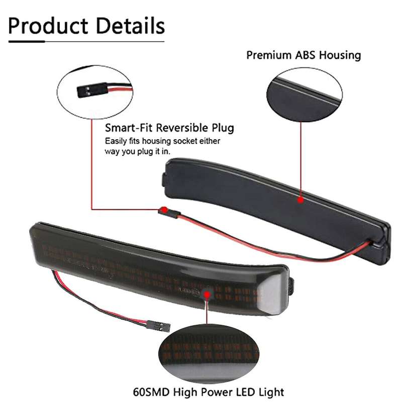 Car LED Dynamic Turn Signal Light Rearview Side Mirror Light for F-Series 2009-2014