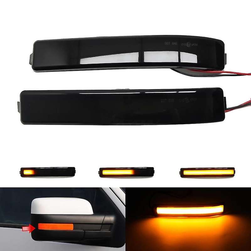 Car LED Dynamic Turn Signal Light Rearview Side Mirror Light for F-Series 2009-2014